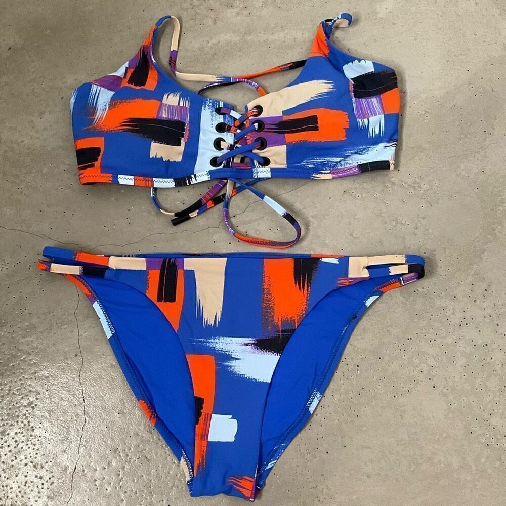 Red Carter Rio Pattern Bikini
